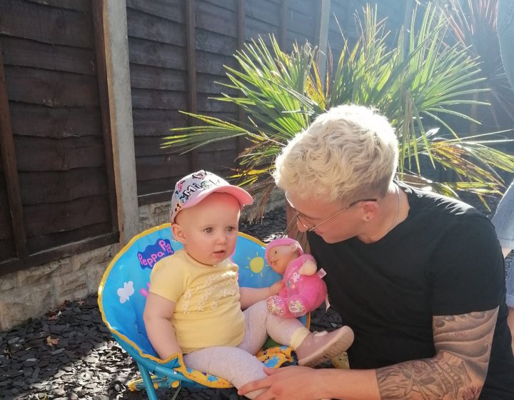Josh and his daughter